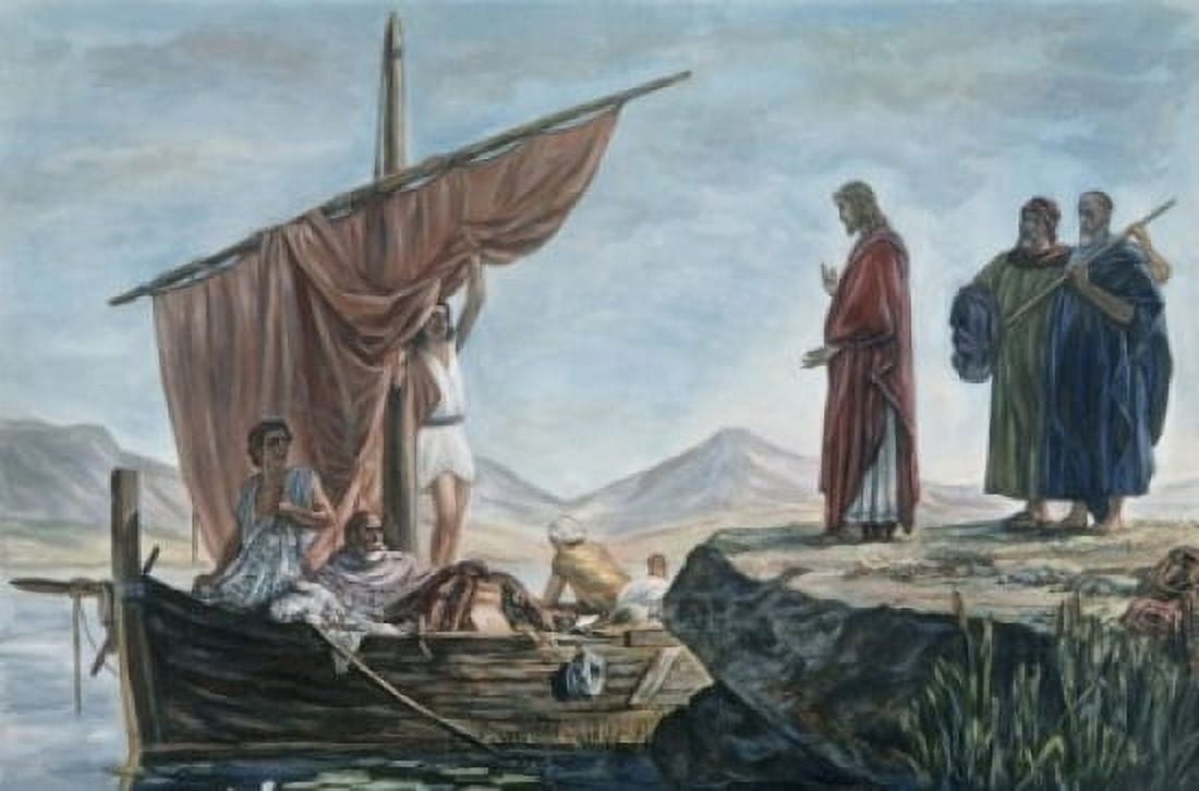 Christ Calling James & John Edward Armitage (1817-1896British) Canvas Art - Edward Armitage (24 x 36)