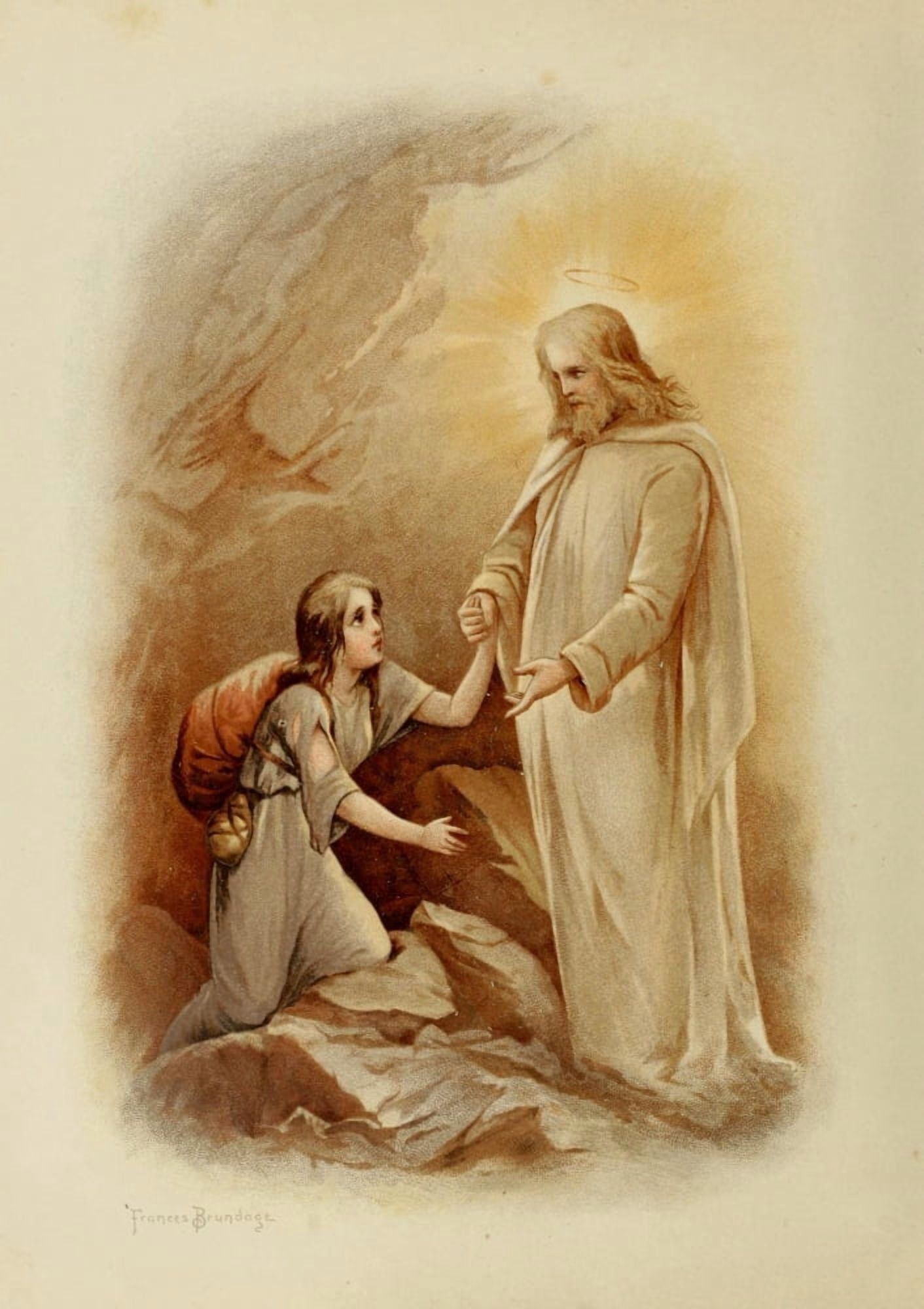 Christ Canvas Art - Frances Brundage (18 x 24)