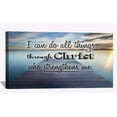 thumbnail image 1 of Christ Canvas Art Jesus Framed Painting I Can Do Quotes Wall Decor Christian Religious Wall Art, 1 of 6