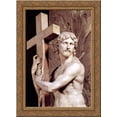 thumbnail image 1 of Christ Carrying the Cross [detail: 1] 19x24 Gold Ornate Wood Framed Canvas Art by Michelangelo, 1 of 2