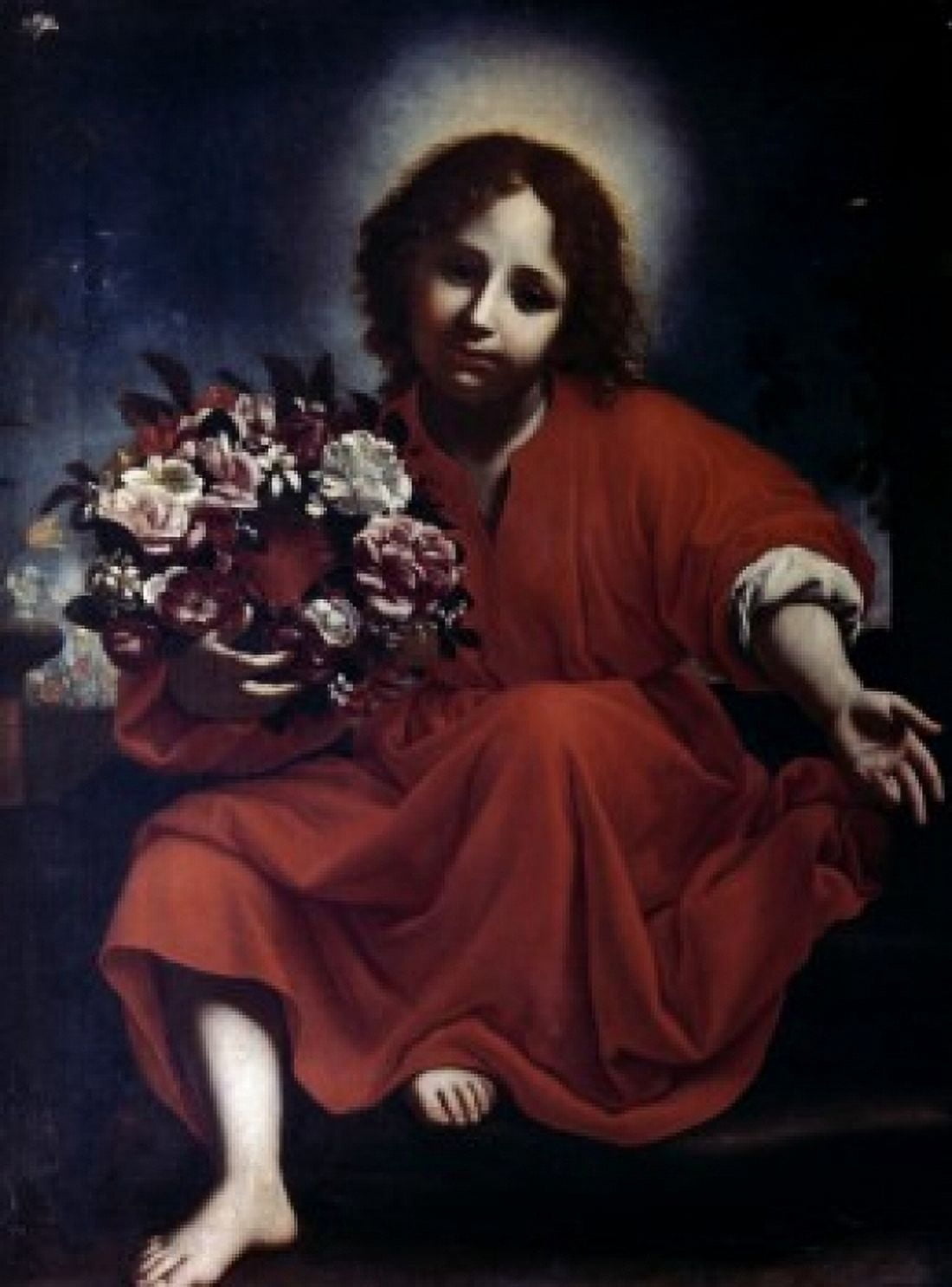 Christ Child by Carlo Dolci (1616-1686) Canvas Art - Carlo Dolci (24 x 36)