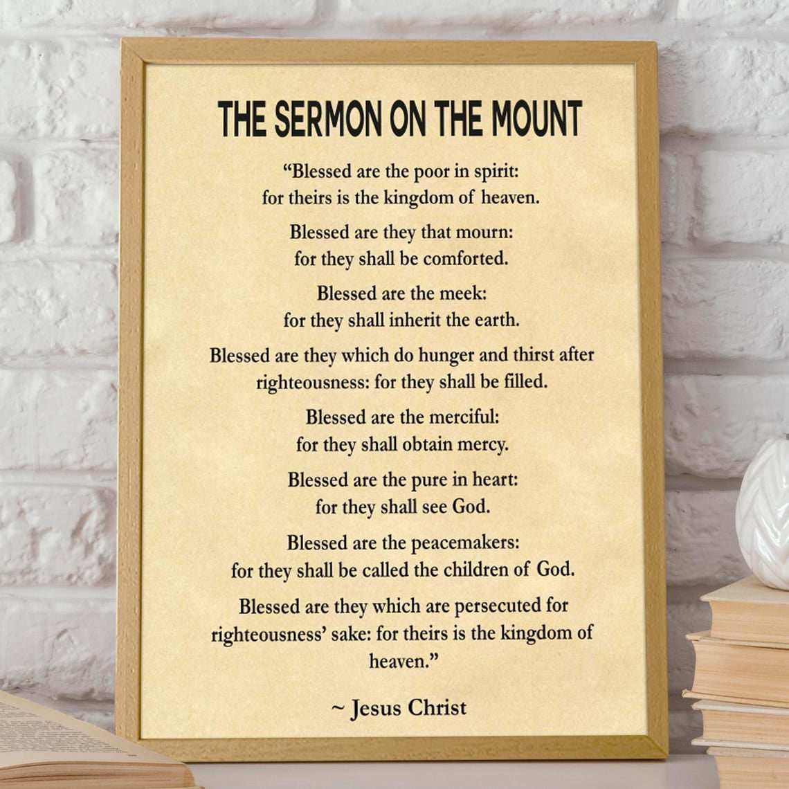 The Sermon On The Mount By Christ Gospel Of Matthew Chapter 5 Scripture