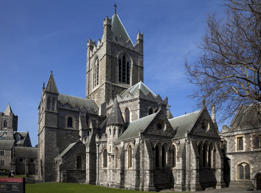 Christ Church Cathedral Rebuilt in 1878 Dublin City Ireland Canvas Art - Panoramic Images (27 x 9)