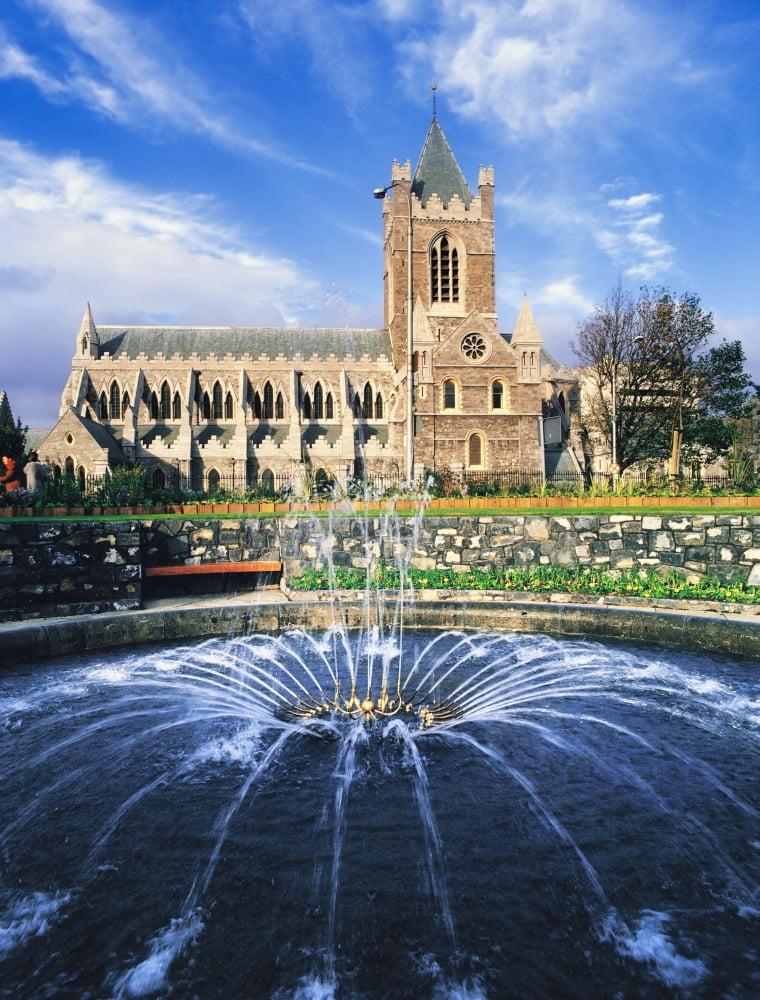 Christ Church Cathedral Synod Hall Dublin Co Dublin Ireland Medieval Cathedral Canvas Art - The Irish Image Collection Design Pics (13 x 17)