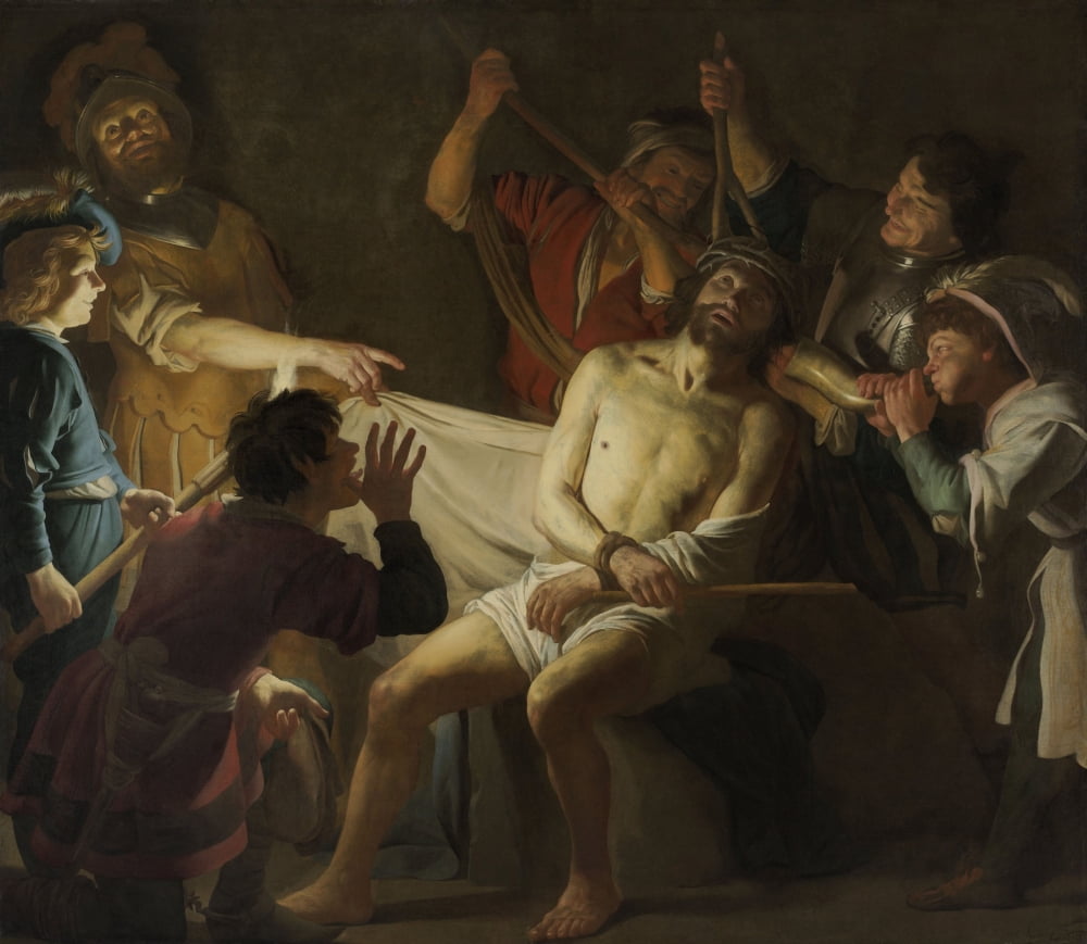 Christ Crowned With Thorns Canvas Art - (36 x 24)