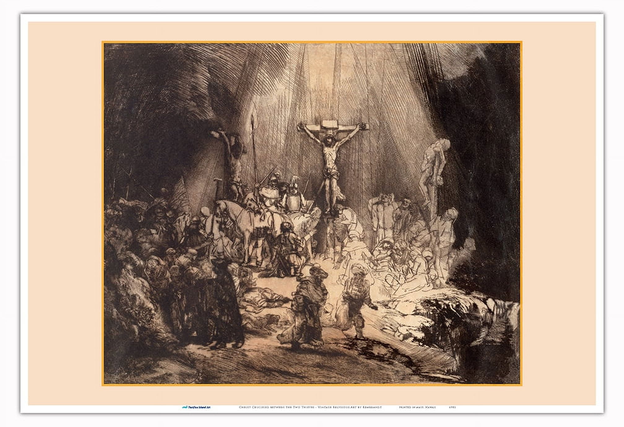 Christ Crucified between the Two Thieves - The Three Crosses