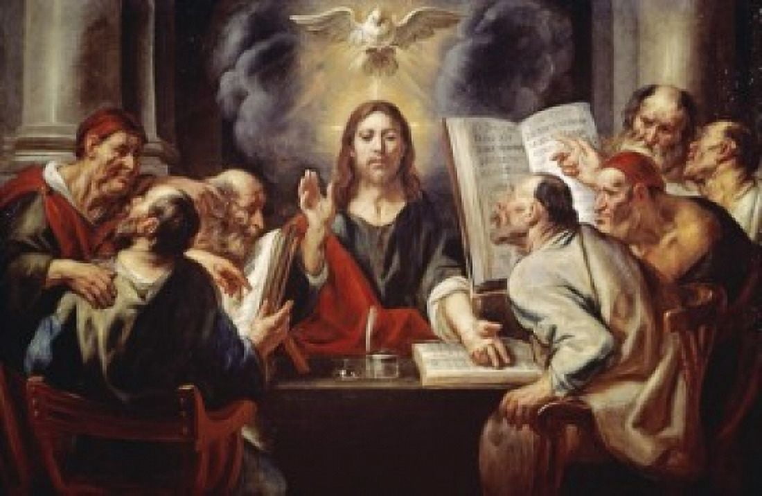 Christ Disputing with the Pharisees Jacob Jordaens (1593-1678 Belgian) Canvas Art - Jacob Jordaens (18 x 24)