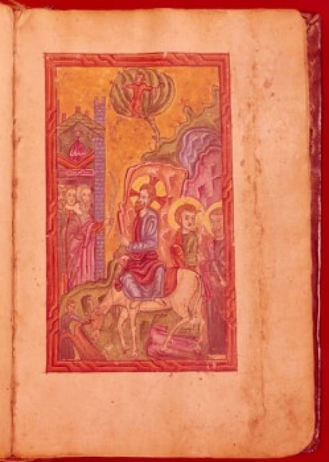 Christ Enters Jerusalem from Armenian Bible USA New York New York City American Bible Society Canvas Art - (24 x 36)