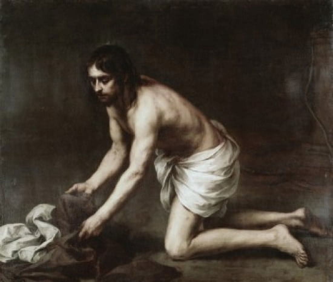Christ After the Flagellation Bartolome Esteban Murillo (1617-1682 Spanish) Oil on canvas Krannert Art Museum University of Illinois Champaigne IL USA Canvas Art - Bartolome Esteban (24 x 36)