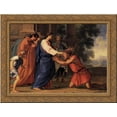 thumbnail image 1 of Christ Healing the Blind Man 24x18 Gold Ornate Wood Framed Canvas Art by Eustache Le Sueur, 1 of 2