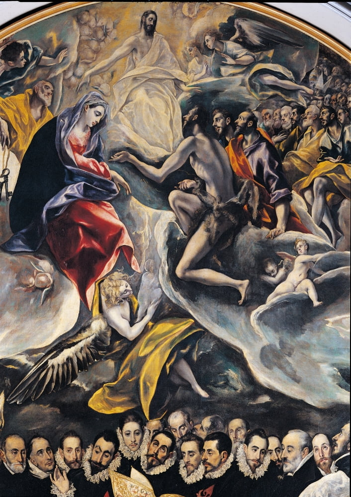 Christ In Piet Between Saints Christopher And Anthony The Abbot Canvas Art - (18 x 24)