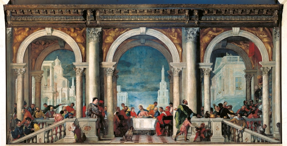 Christ In The House Of Levi Canvas Art - (24 x 18)
