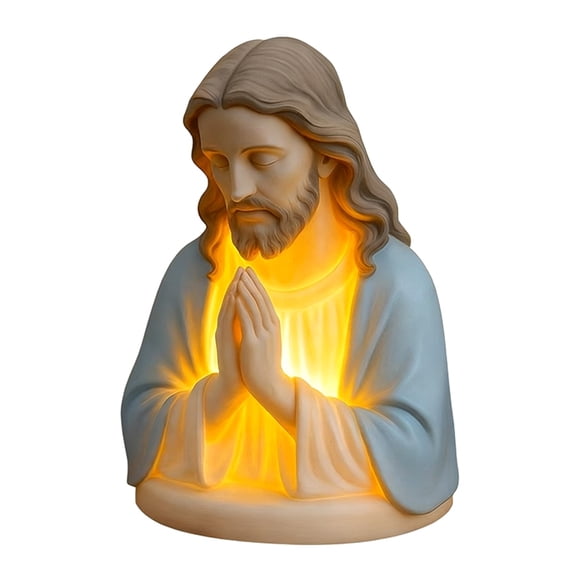 Christ Jesuses Prayer Night Lights Decorative Table Lamp Ornament Home Decors