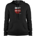 thumbnail image 1 of Christ Lives in Me Ladies Pullover Hooded Sweatshirt, 1 of 5