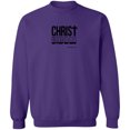 thumbnail image 1 of Christ Lives in Me Men’s Crewneck Pullover Sweatshirt, 1 of 11
