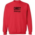 thumbnail image 1 of Christ Lives in Me Men’s Crewneck Pullover Sweatshirt, 1 of 10
