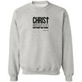 thumbnail image 1 of Christ Lives in Me Men’s Crewneck Pullover Sweatshirt, 1 of 10