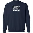 thumbnail image 1 of Christ Lives in Me Men’s Crewneck Sweatshirt, 1 of 10