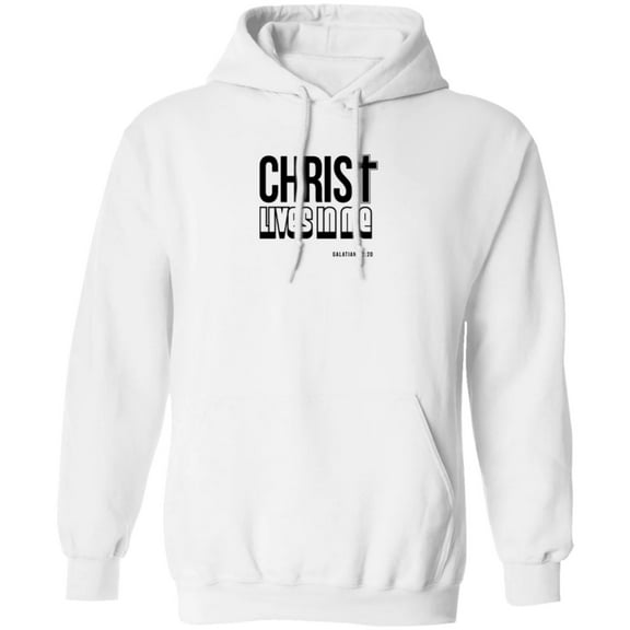 Christ Lives in Me Men’s Pullover Hoodie