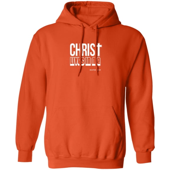 Christ Lives in Me Men’s Pullover Hoodie