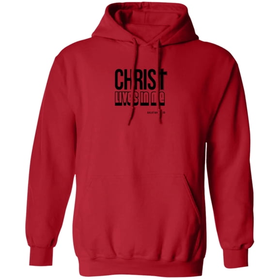 Christ Lives in Me Men’s Pullover Hoodie