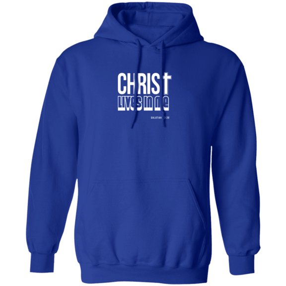 Christ Lives in Me Men’s Pullover Hoodie