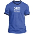 thumbnail image 1 of Christ Lives in Me Men’s Ringer Tee, 1 of 4
