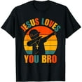 thumbnail image 1 of Christ Love You Bro Dabbing Boy Christian Boys Saying T-Shirt, 1 of 5