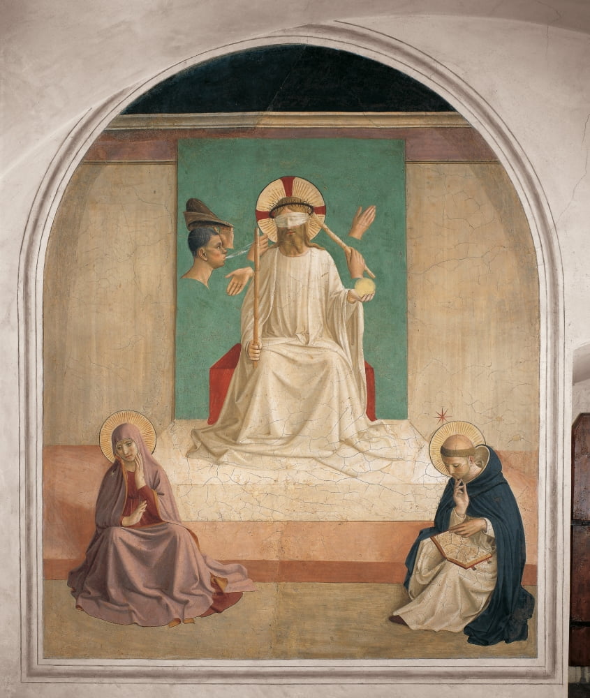 Christ Mocked Canvas Art - (24 x 36)