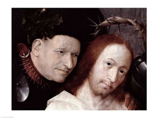 Christ Mocked Detail Canvas Art - Hieronymus Bosch (24 x 18)