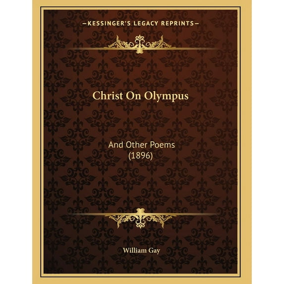 Christ On Olympus : And Other Poems (1896) (Paperback)