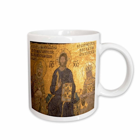 3drose, Christ Pantocrator Byzantine Christian Art, 11oz Mug
