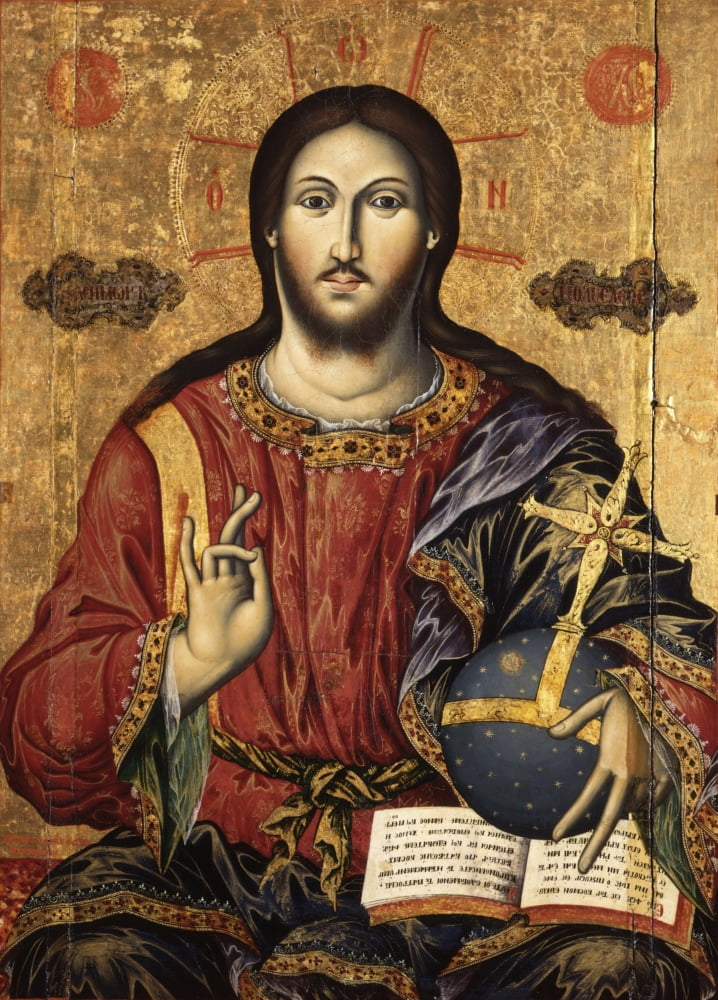 Christ Pantocrator Canvas Art - (18 x 24)