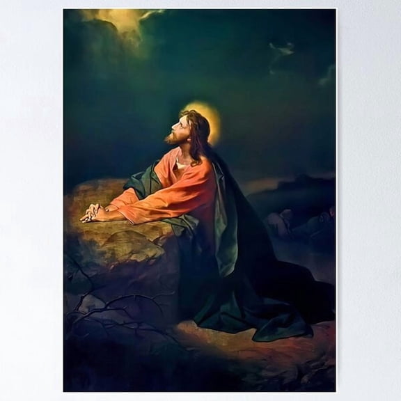 Christ Praying In Gethsemane Poster, Poster Only