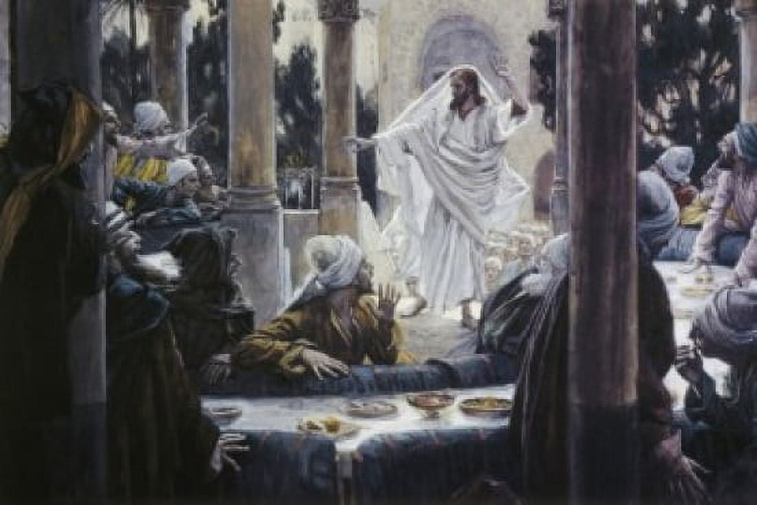 Christ Reproving the Pharisees James Tissot (1836-1902French) Canvas Art - James Tissot (18 x 24)