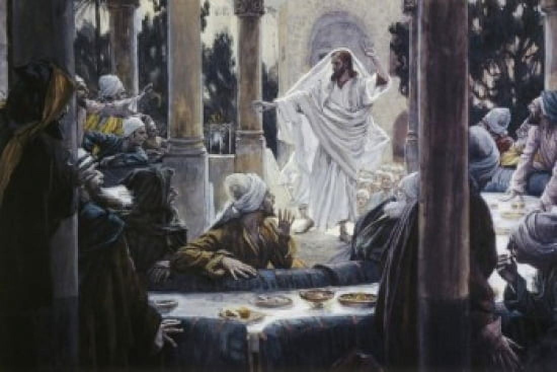 Christ Reproving the Pharisees James Tissot (1836-1902French) Canvas Art - James Tissot (24 x 36)