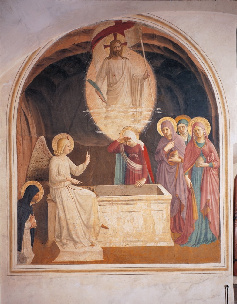 Christ Resurrected Or The Message Of The Angel Canvas Art - (18 x 24)