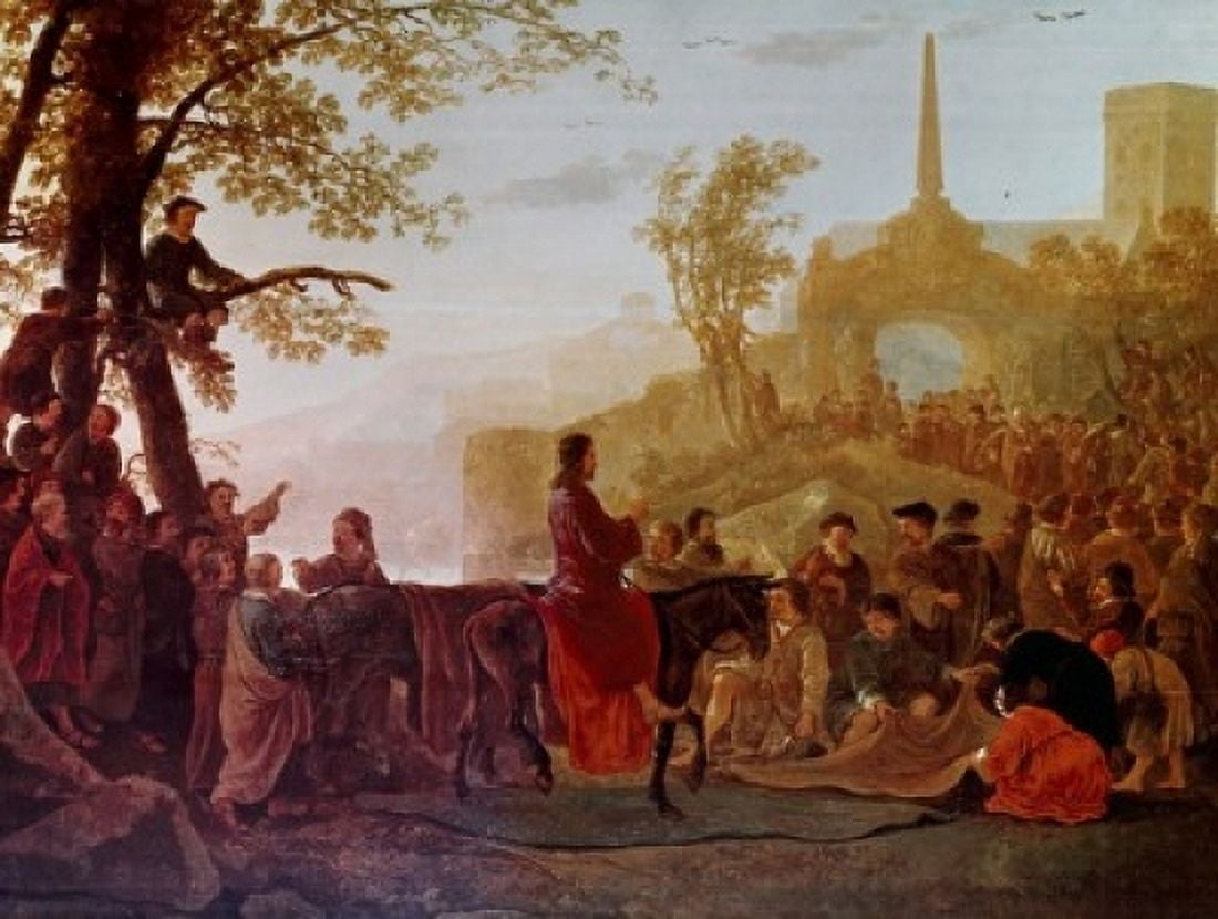 Christ Riding into Jerusalem by Aelbert Cuyp (1620-1691) Canvas Art - Aelbert Cuyp (24 x 36)