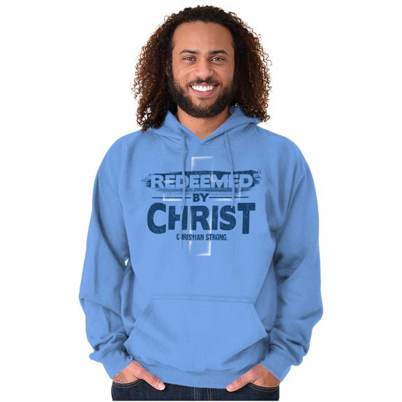 Christ Sacraficed Religious Christian Unisex Plus Fleece Graphic Hoodie Brisco Brands 2X