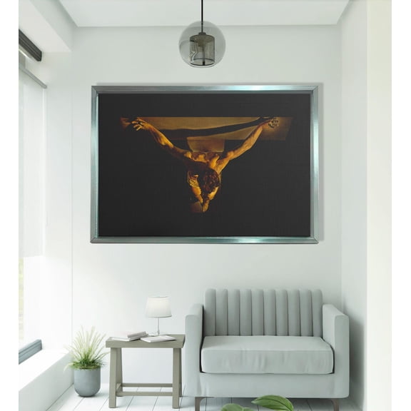 Christ Of Saint John Of The Cross Wall Art, Salvador Dali Wall Decor, Famous Artwork, Poster Poster, Framad Art, Wall Hanging Home Decor, 12x18 UNFRAMED