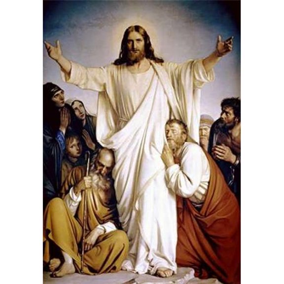 Christ The Consoler Poster Print by Carl Bloch, 10 x 14 - Small