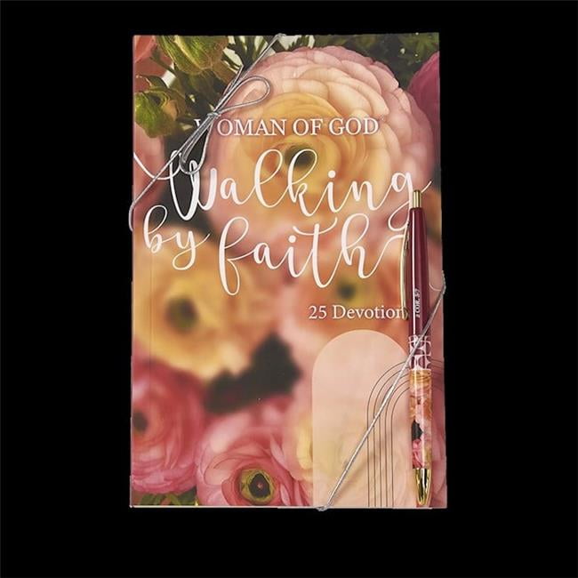 Christ To All 349608 Woman of God Walk By Faith Devotions Book & Pen