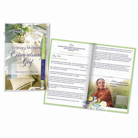 Gift Set-Ordinary Moments Devotions For Women (KJV) w/Book & Pen