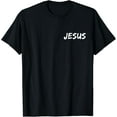 thumbnail image 1 of Christ WITH PICTURE OF CROSS ON BACK FRONT AND BACK DESIGN T-Shirt, 1 of 5