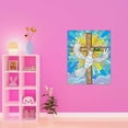 thumbnail image 1 of Christ Wall Decal Christ Verses Religious Vinyl Wall Decal Art Spiritual Religious Living Room Decoration - Size: 16 In X 20 In, 1 of 5