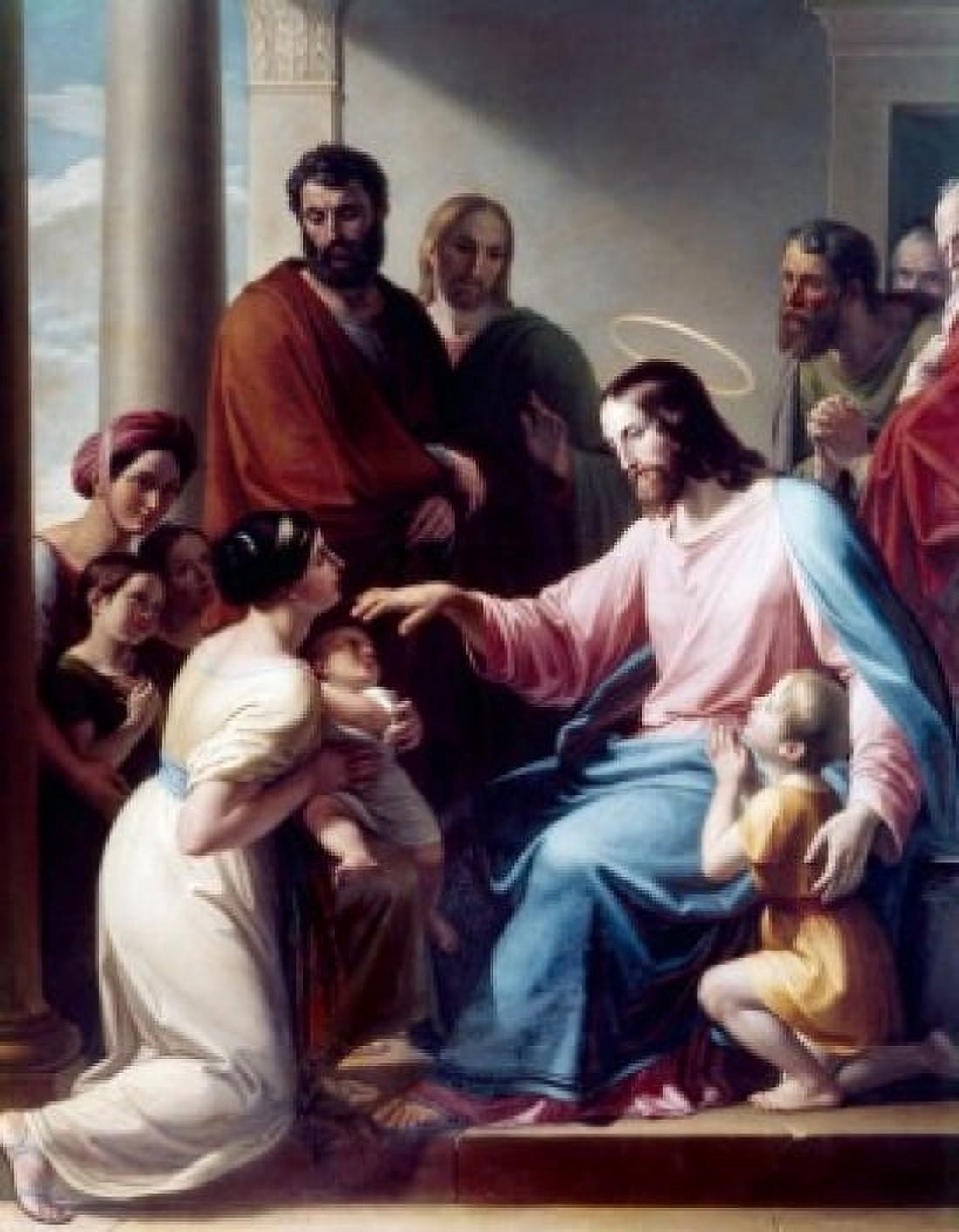 Christ and the Children by Peitro Benevenuti (1769-1844) Canvas Art - Peitro Benevenuti (24 x 36)