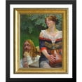 thumbnail image 1 of Christ and the Samaritian Woman 28x32 Large Black Wood Framed Print Art by Jacek Malczewski, 1 of 2