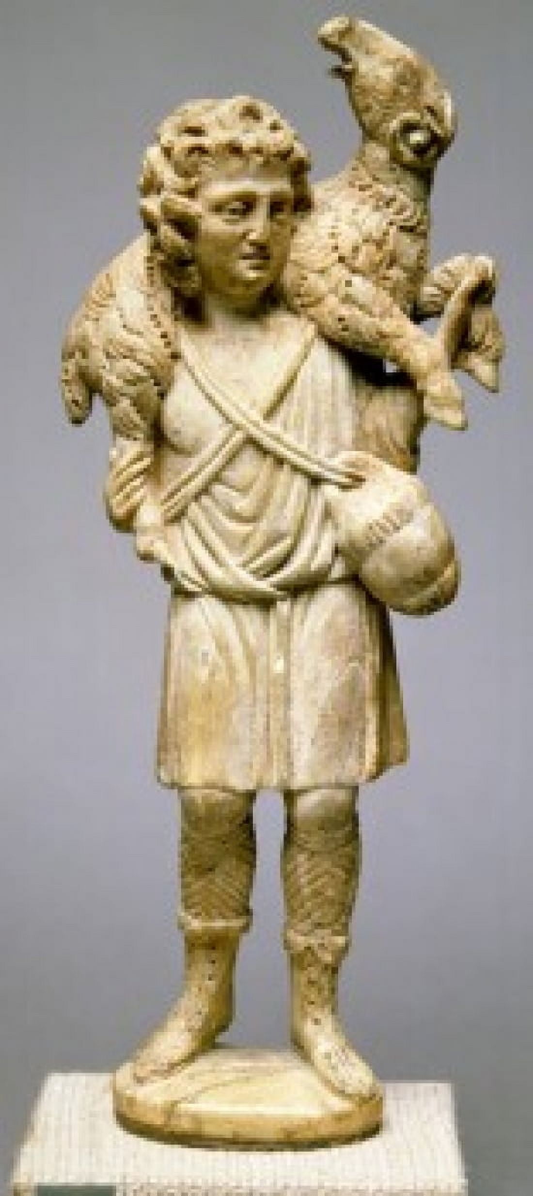 Christ as the Good Shepherd by Italian unknown artist Ivory Canvas Art - (18 x 24)