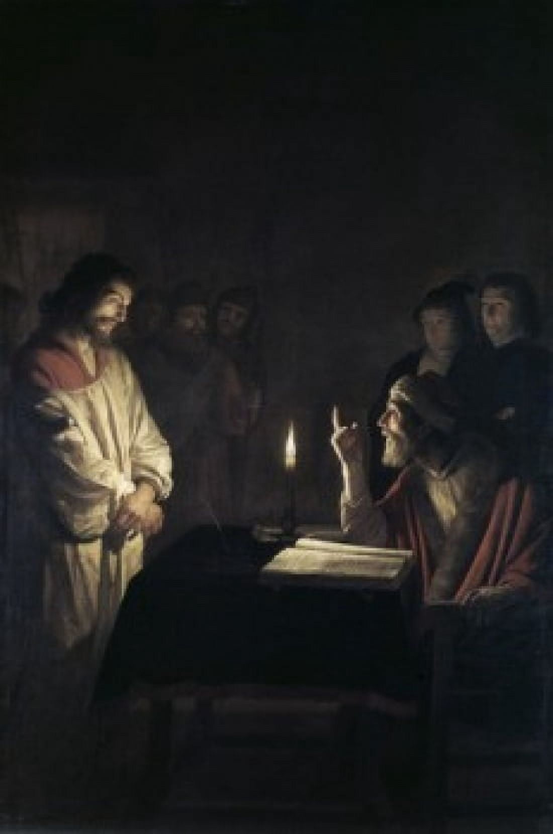 Christ before the High Priest Gerrit van Honthorst (1590-1656 Dutch) National Gallery London Canvas Art - Gerrit van Honthorst (18 x 24)