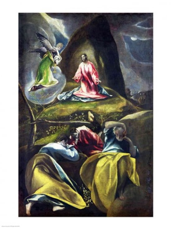 Christ in the Garden of Olives Canvas Art - El Greco (18 x 24)